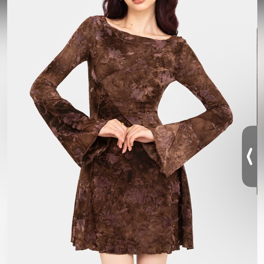 Disturbia Serenade Long Sleeve Dress